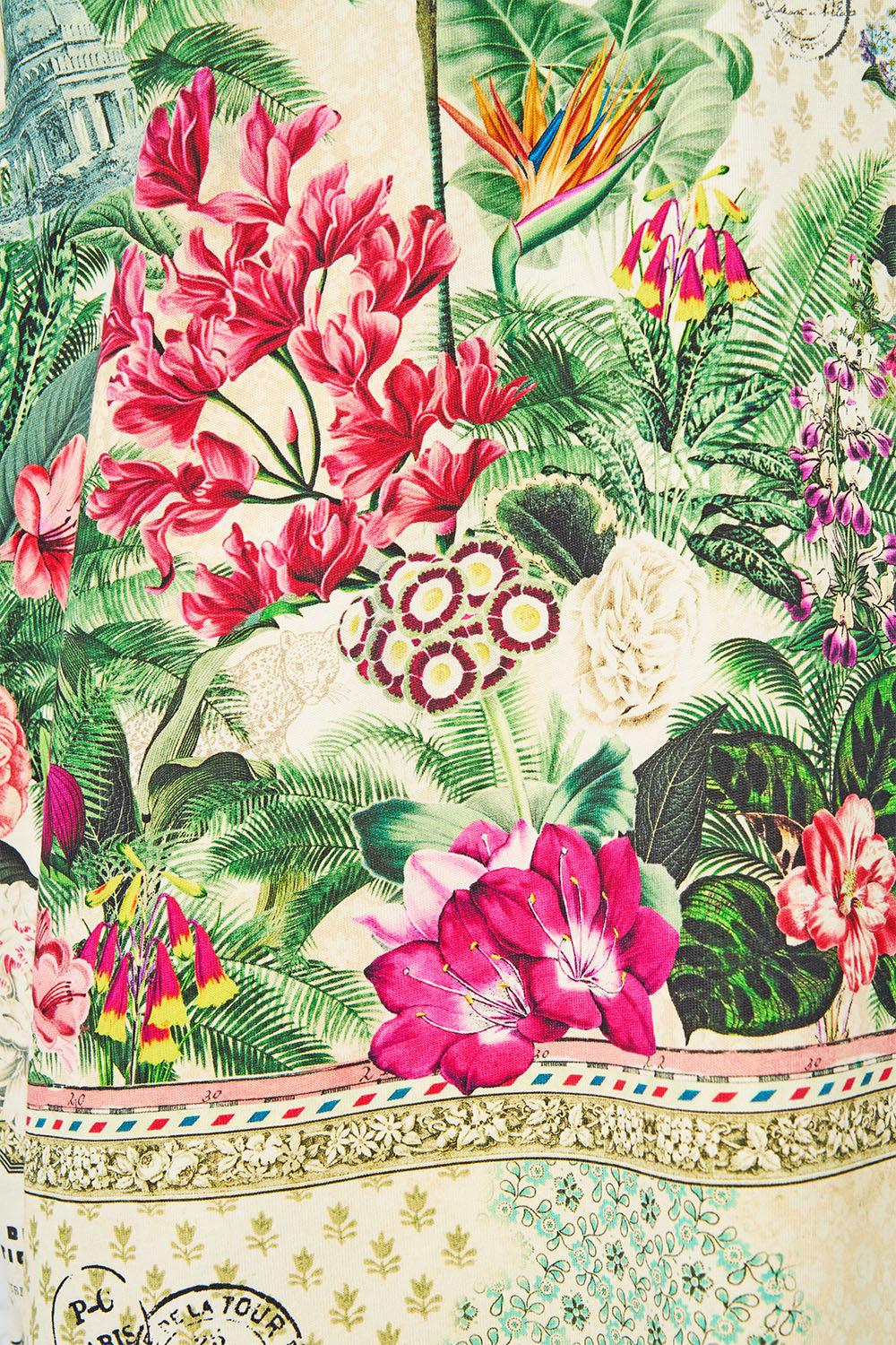 RELAXED HEAVYWEIGHT CREW NECK TEE LA BELLE BOTANIQUE