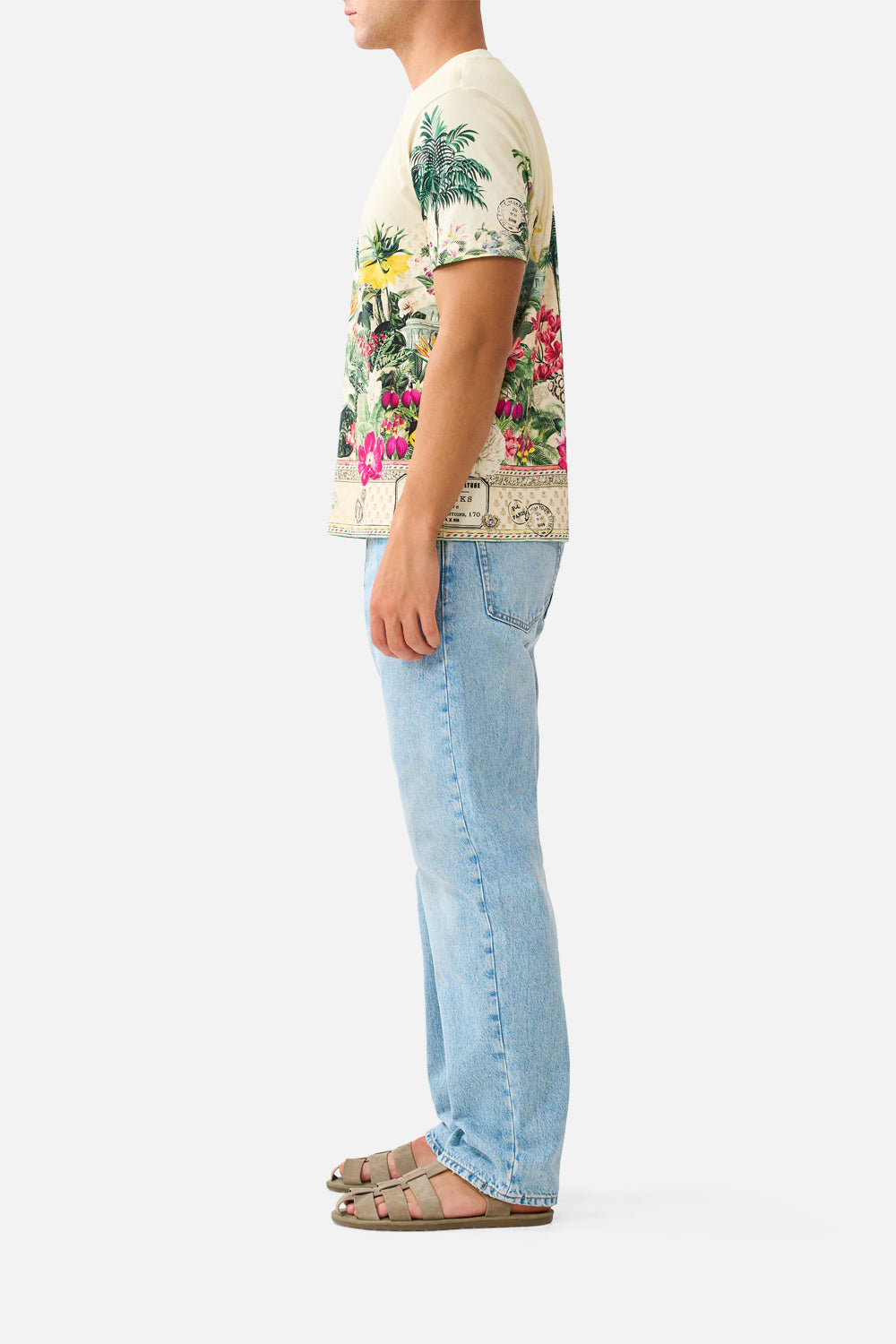 RELAXED HEAVYWEIGHT CREW NECK TEE LA BELLE BOTANIQUE