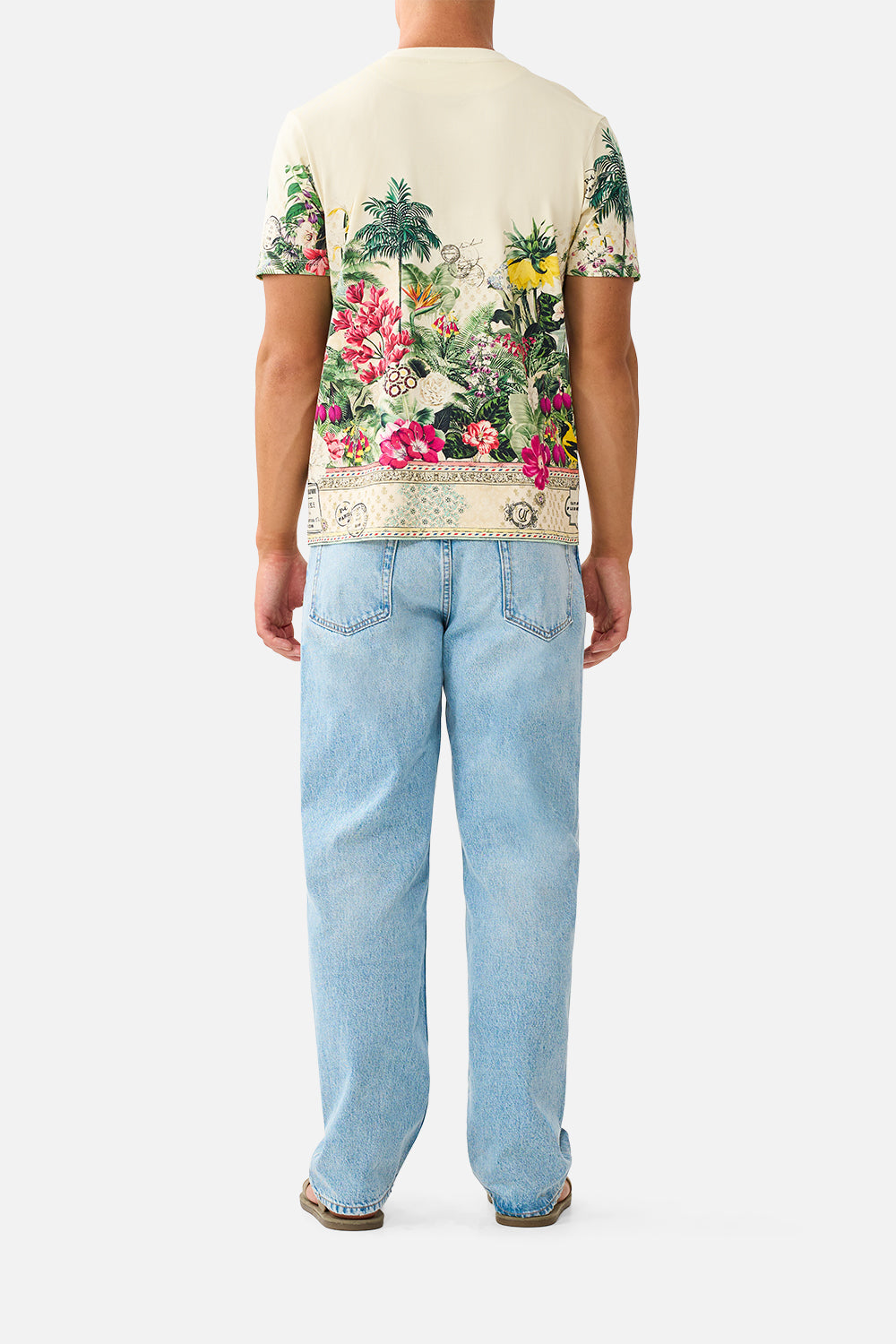 RELAXED HEAVYWEIGHT CREW NECK TEE LA BELLE BOTANIQUE