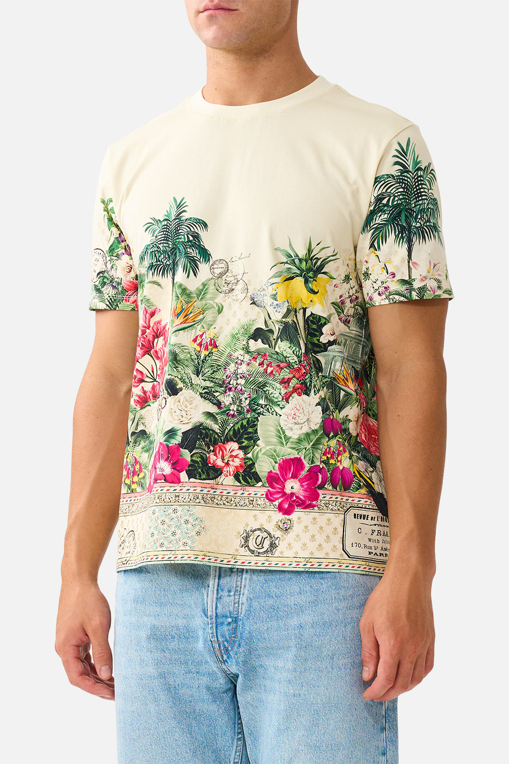 RELAXED HEAVYWEIGHT CREW NECK TEE LA BELLE BOTANIQUE