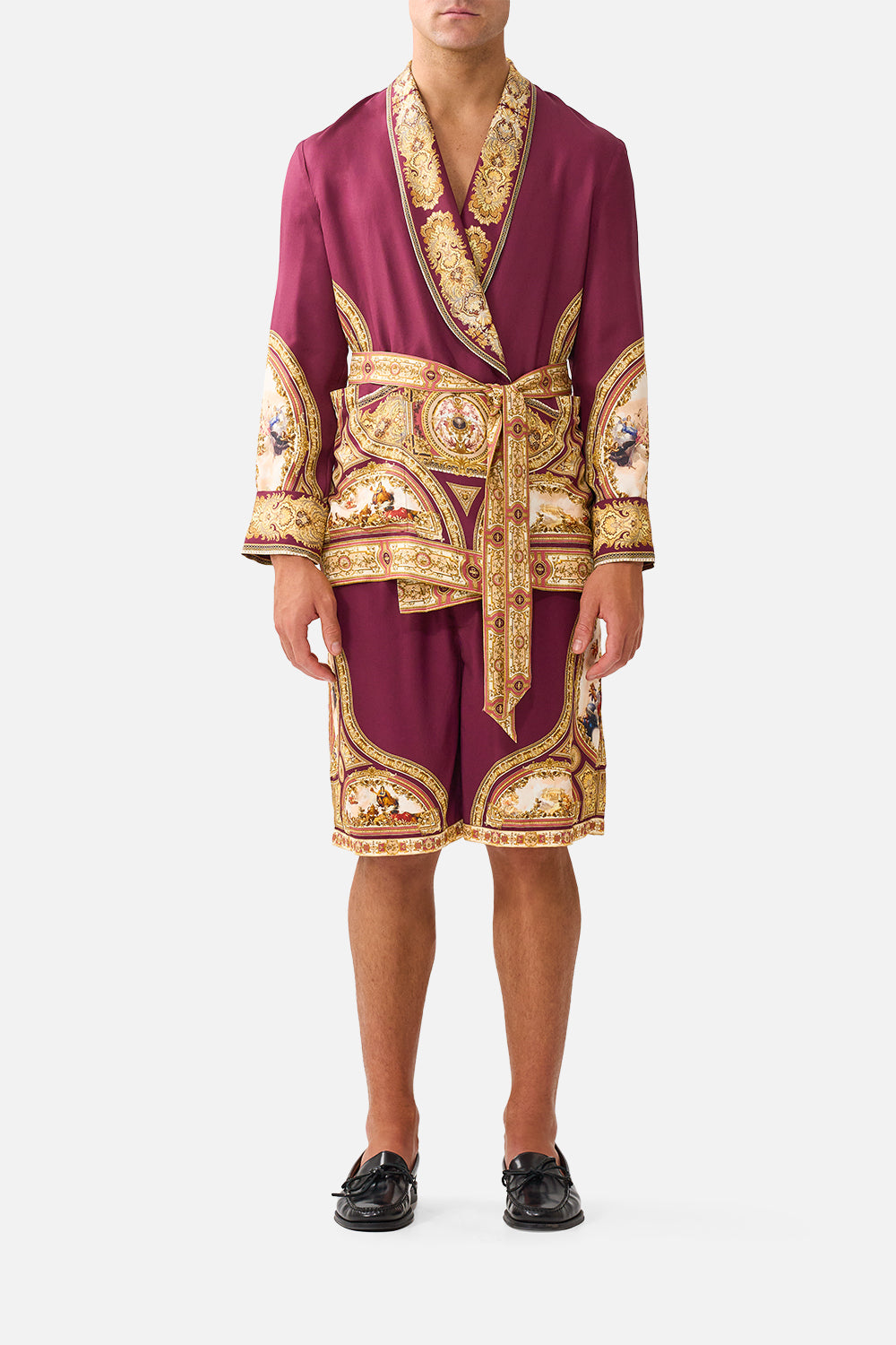 BAGGY LONG WALK SHORT WITH ELASTIC WAIST QUEEN OF BOHEMIA