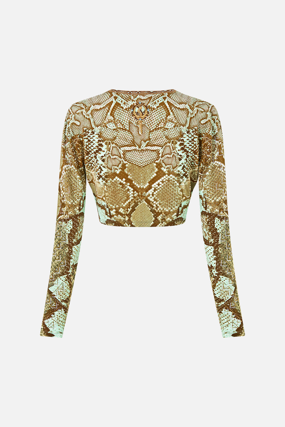 JERSEY LONG SLEEVE TOP WITH HARDWARE MY SWEET SERPENTINE