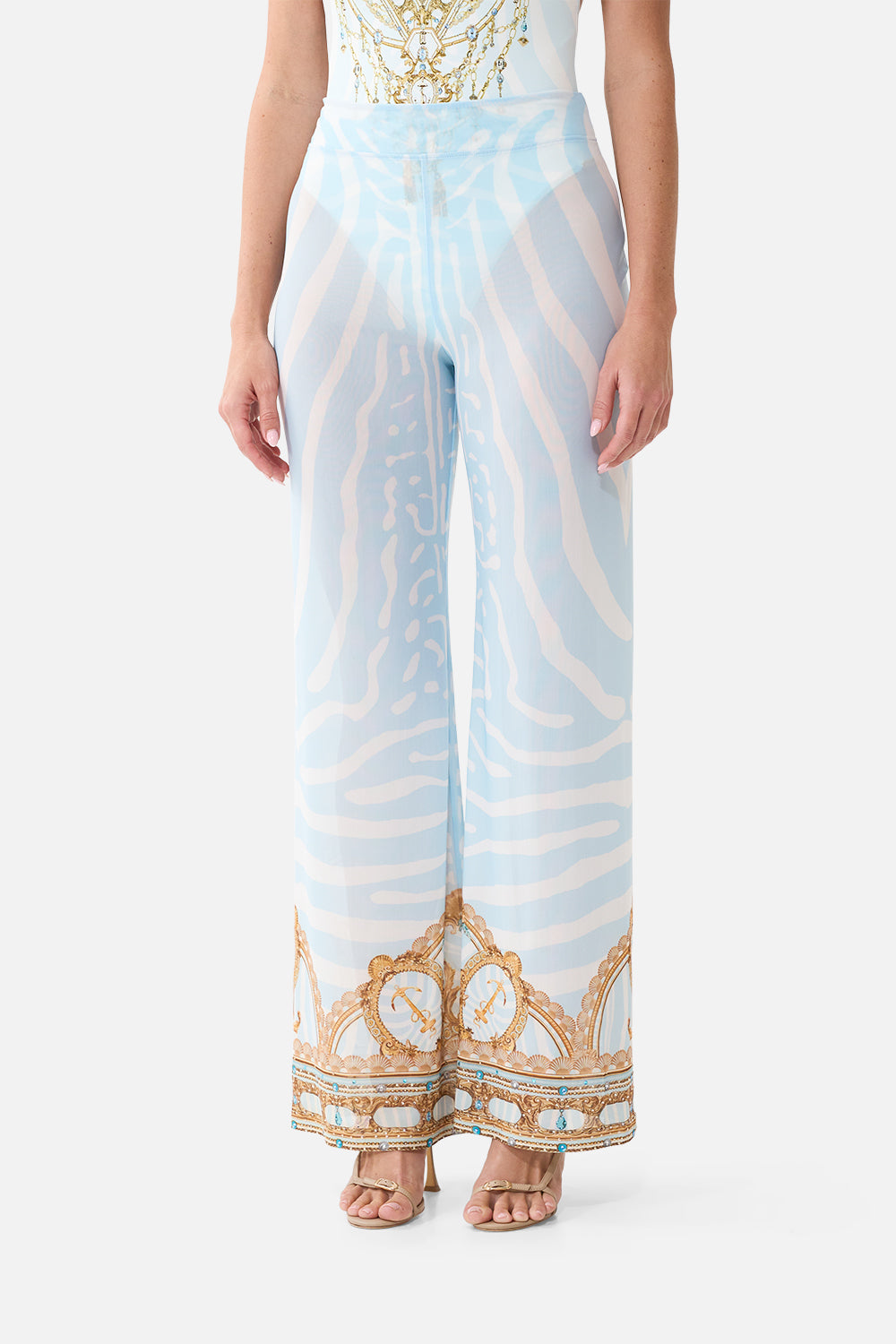 MESH STRAIGHT LEG BEACH PANT SPIRIT OF STRIPES