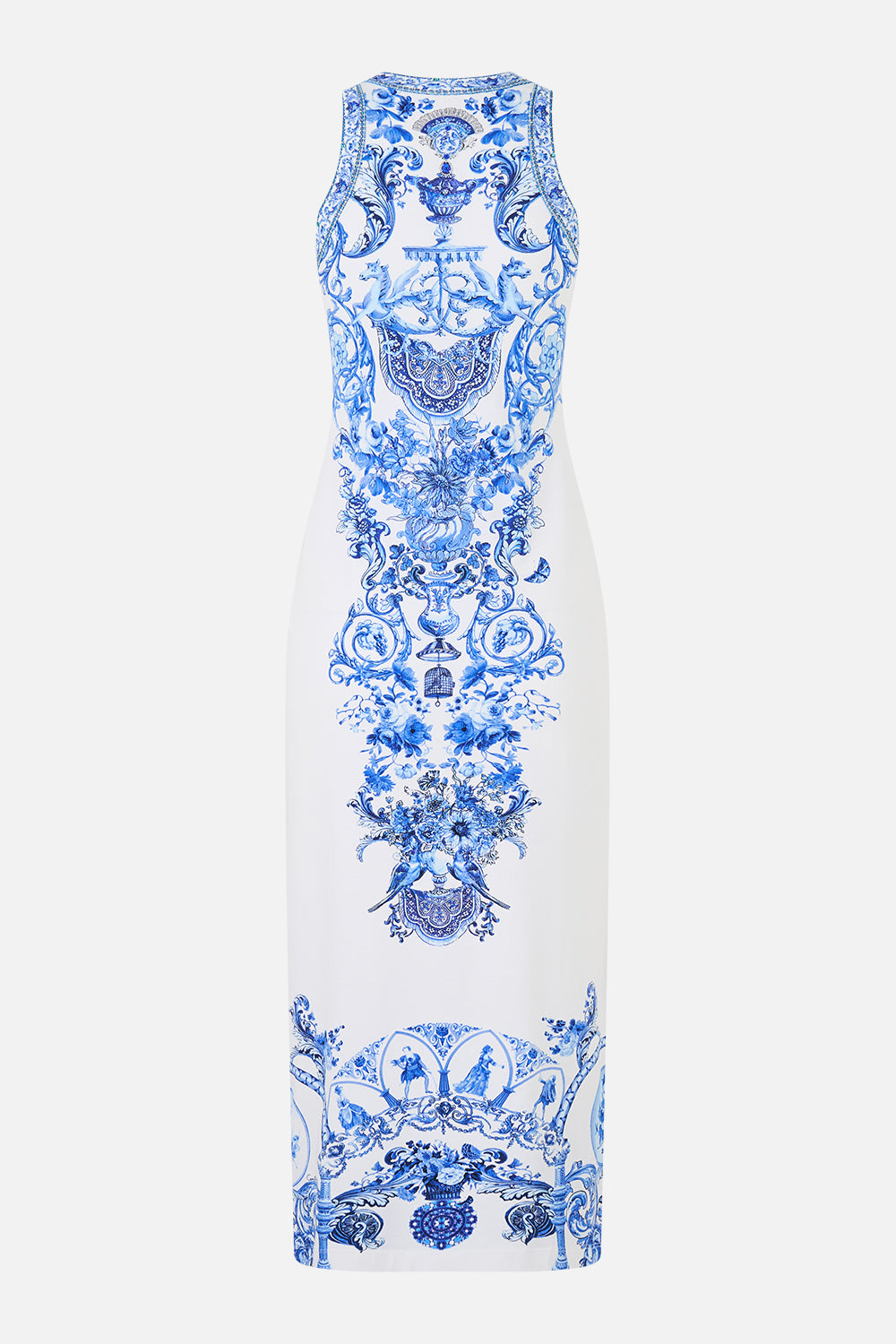 JERSEY TANK DRESS CERAMIC PANORAMIC