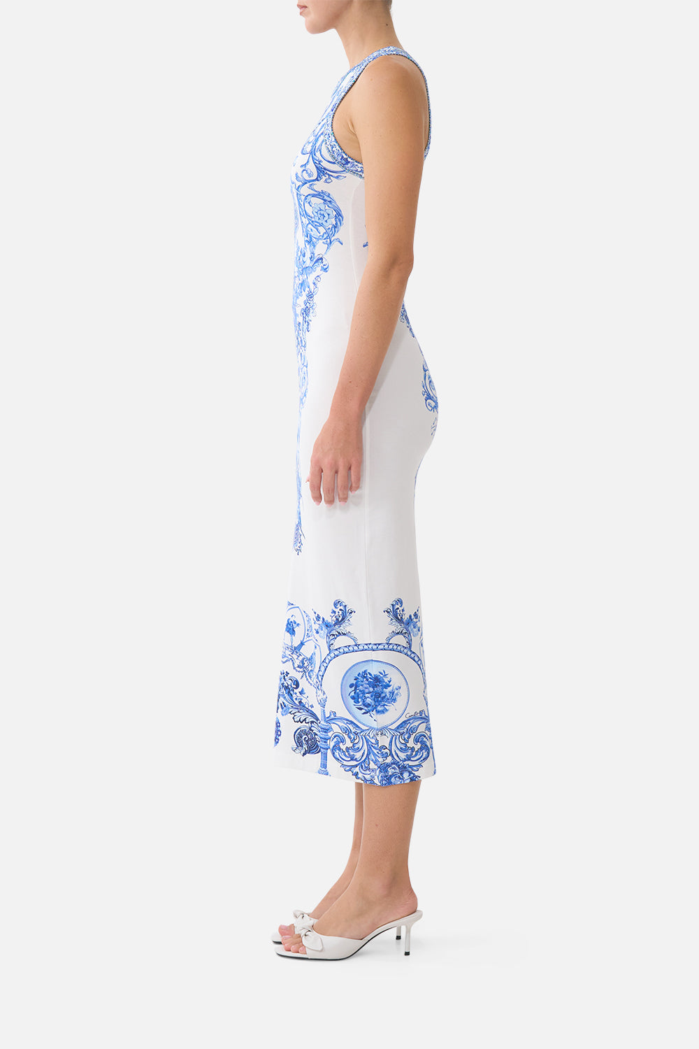 JERSEY TANK DRESS CERAMIC PANORAMIC