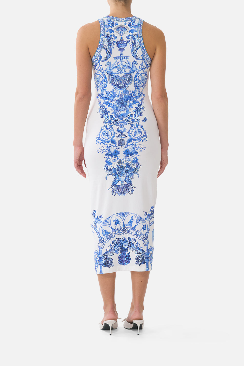 JERSEY TANK DRESS CERAMIC PANORAMIC