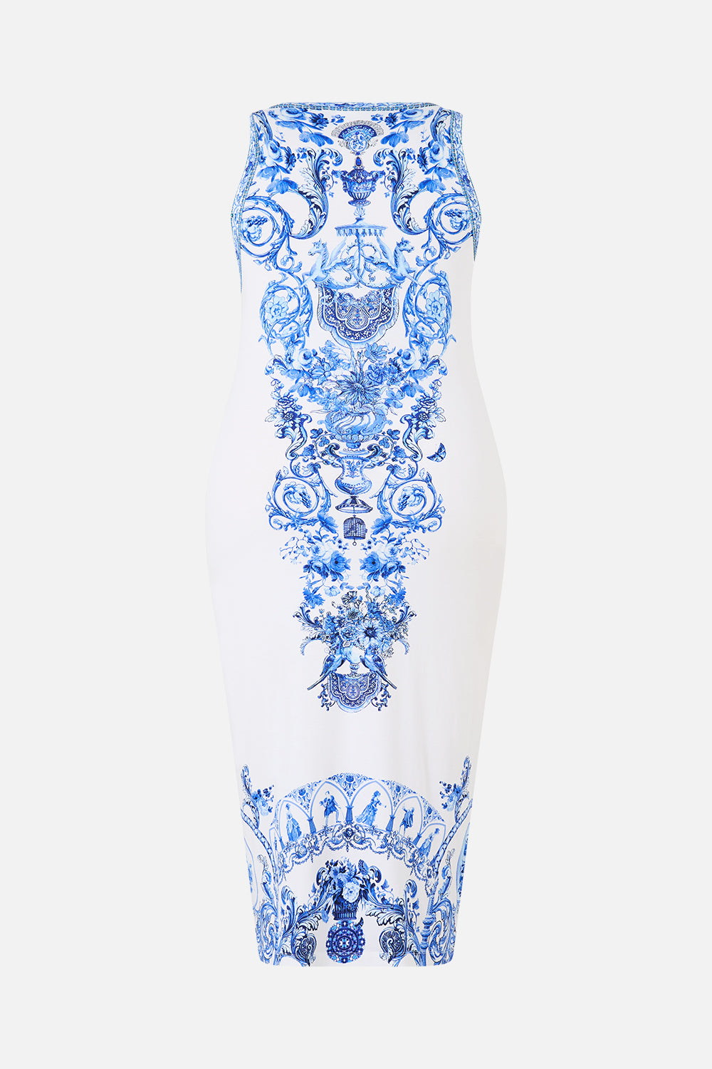 JERSEY TANK DRESS CERAMIC PANORAMIC