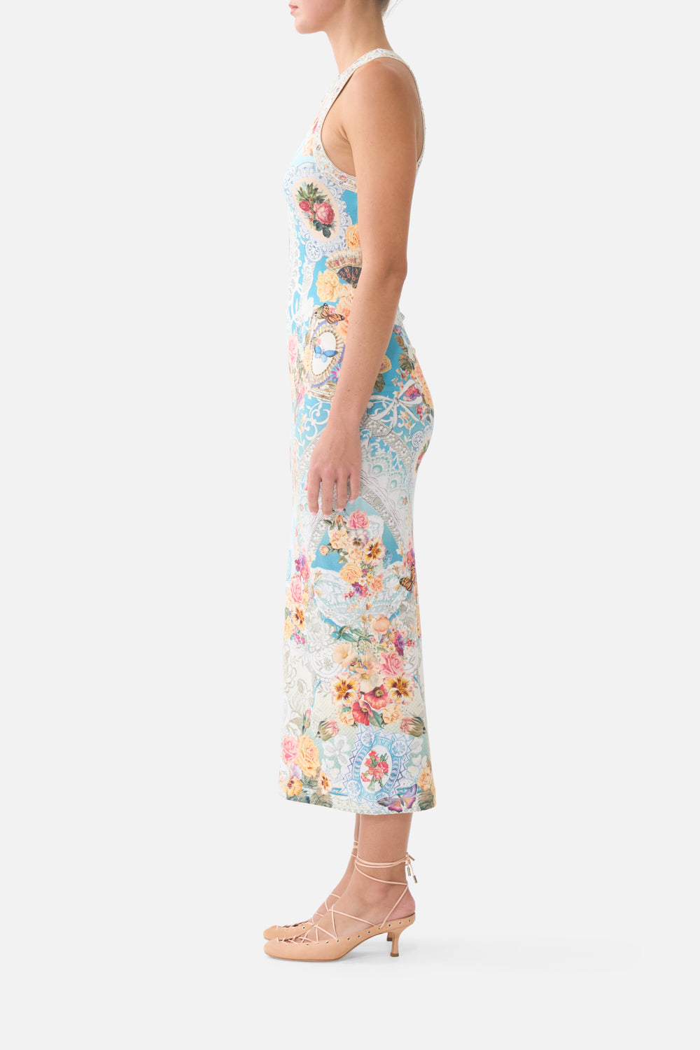 The CAMILLA JERSEY TANK DRESS A TASTE FOR LACE