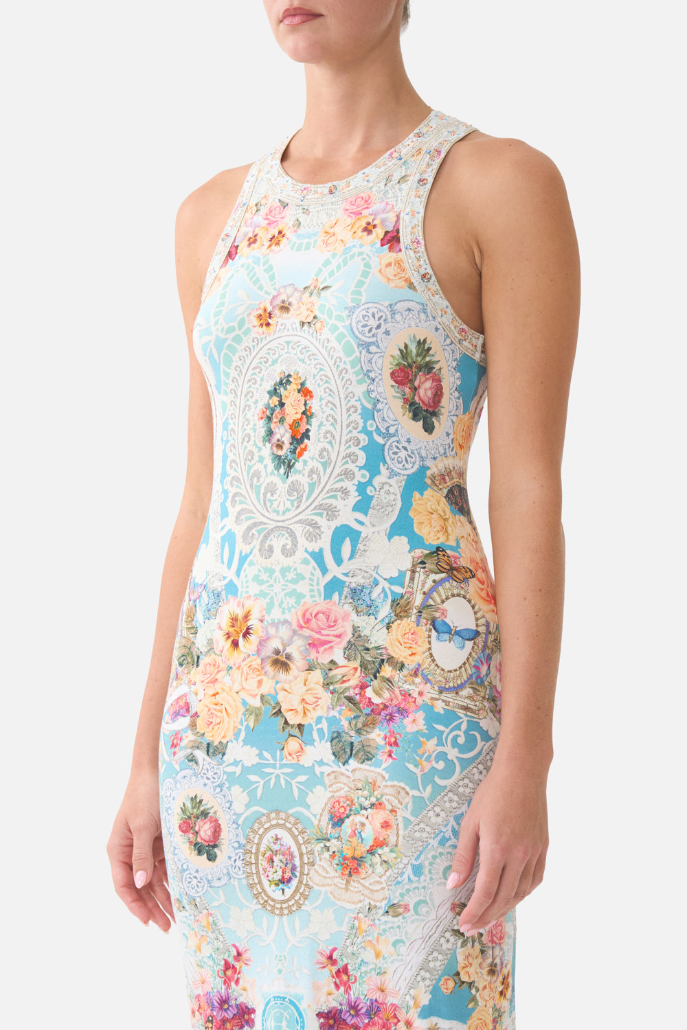 The CAMILLA JERSEY TANK DRESS A TASTE FOR LACE