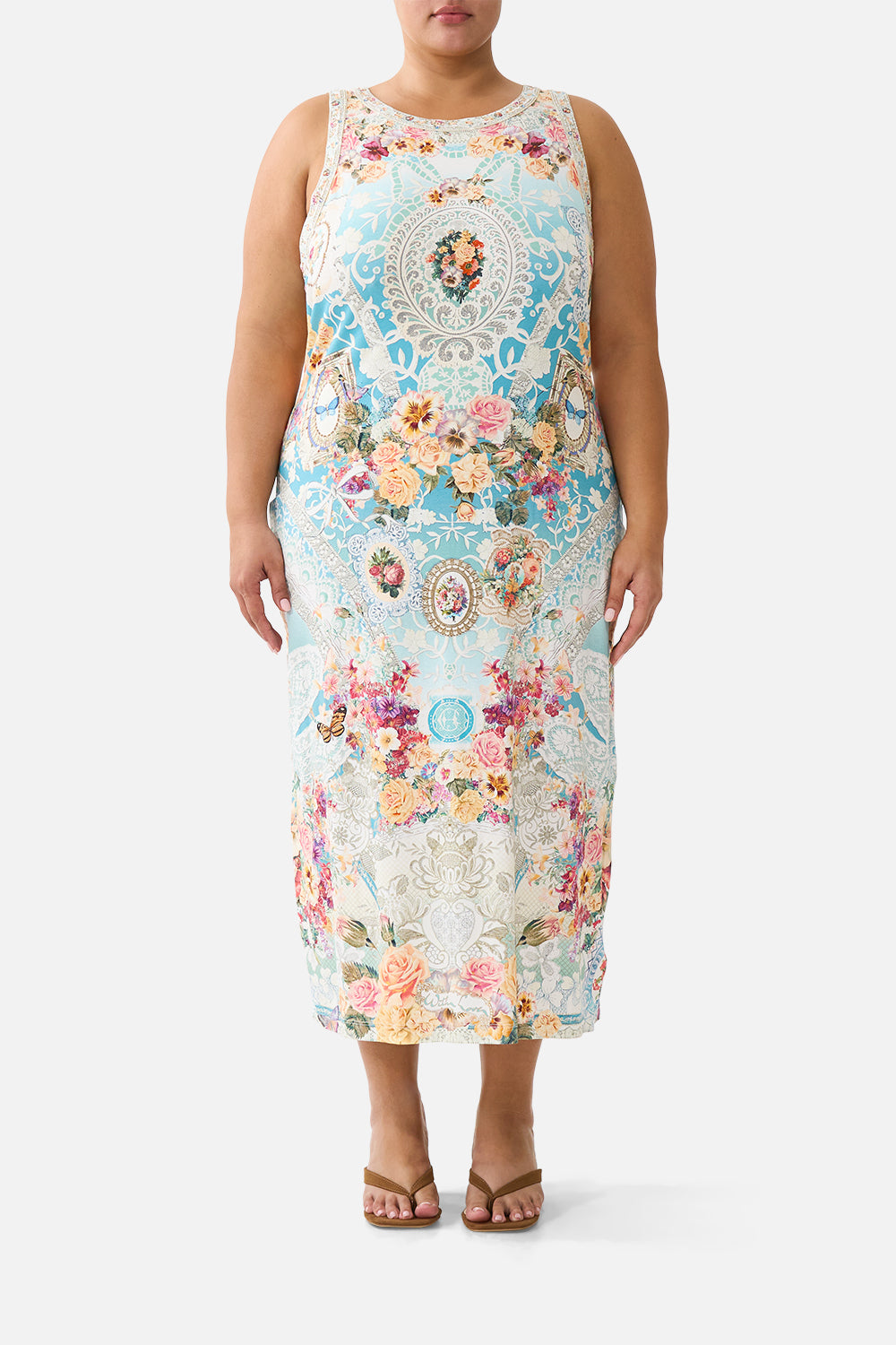 JERSEY TANK DRESS A TASTE FOR LACE