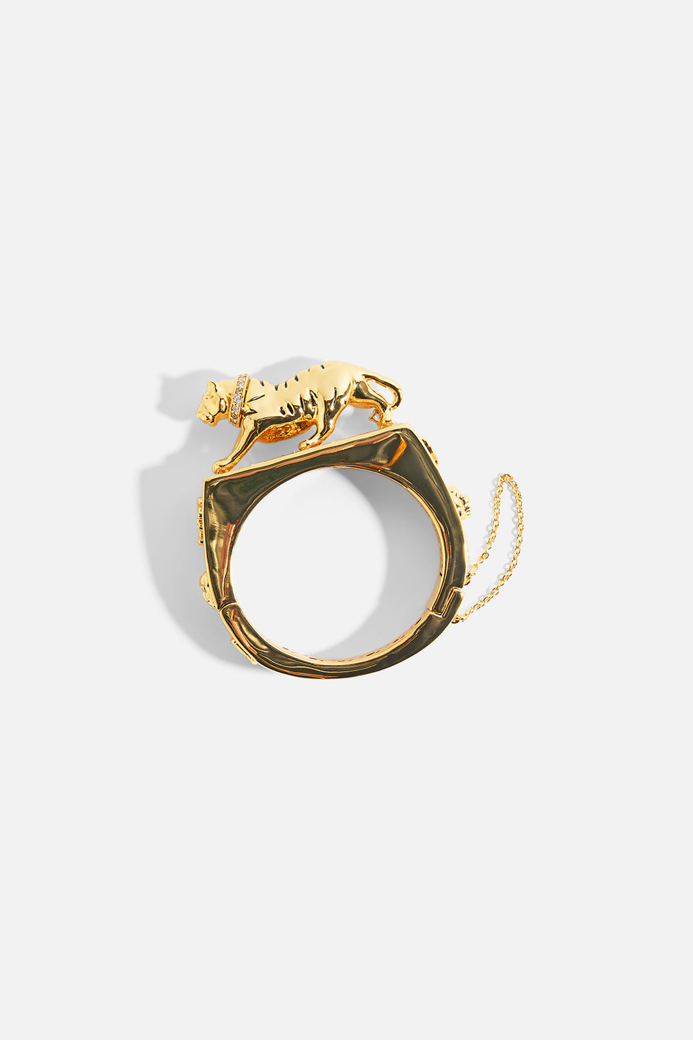 GILDED REALMS LEOPARD CUFF GOLD