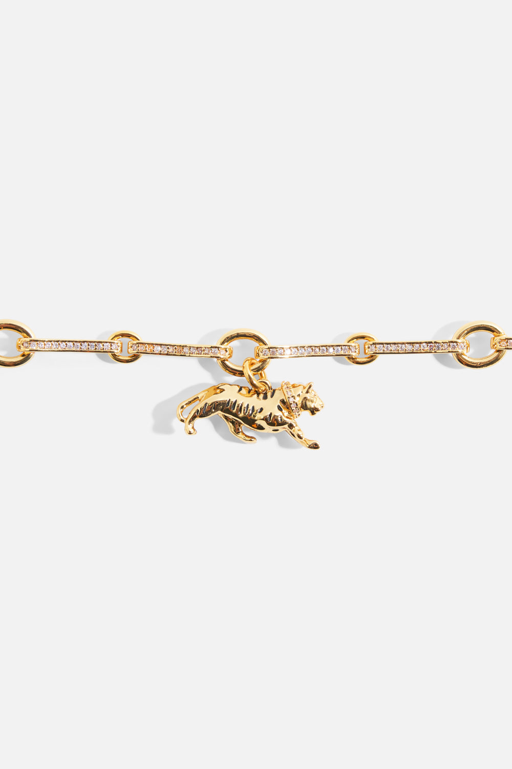 The CAMILLA GILDED REALMS LEOPARD BRACELET GOLD