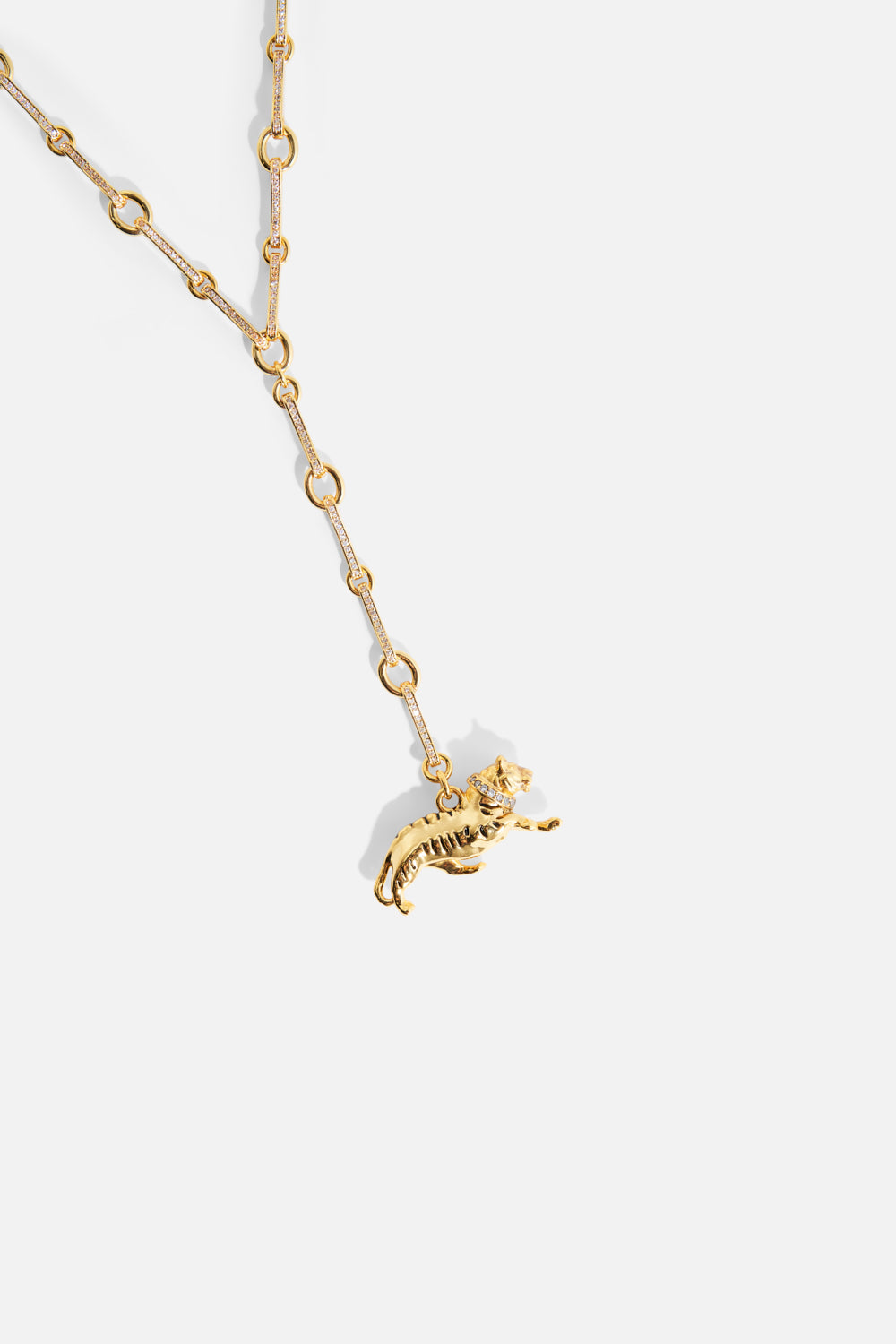 The CAMILLA GILDED REALMS LEOPARD NECKLACE GOLD