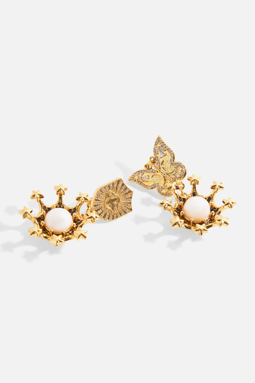 The CAMILLA EMPRESS OF LIGHT STAR EARRINGS GOLD