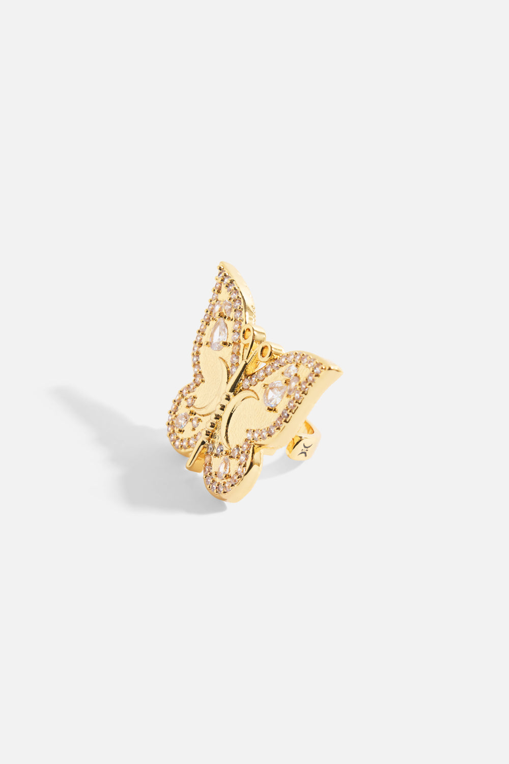 The CAMILLA EMPRESS OF LIGHT BUTTERFLY RING GOLD