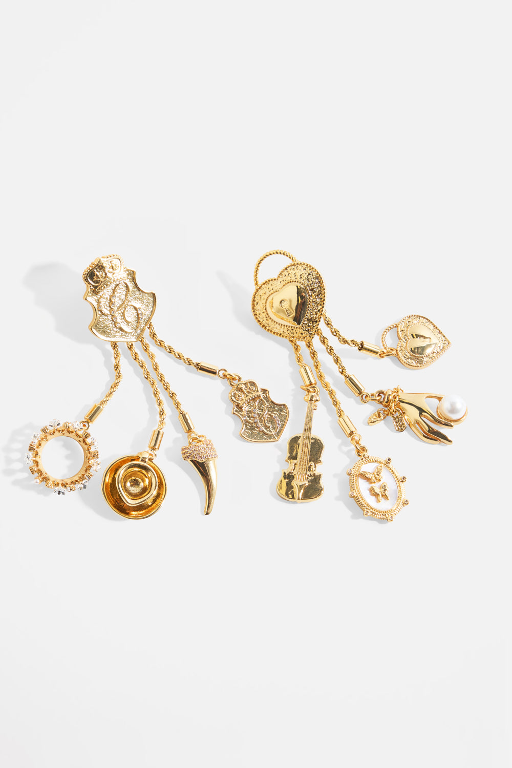 The CAMILLA PALAIS AETHERIA CHARM EARRINGS GOLDGOLD