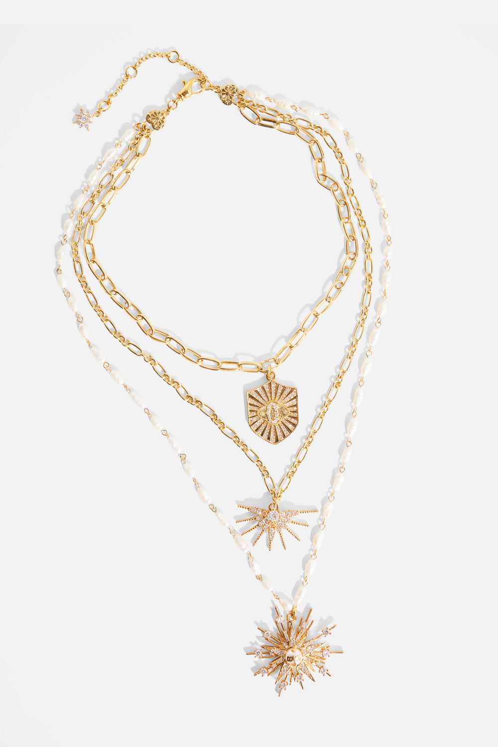 The CAMILLA PALAIS AETHERIA PENDANT NECKLACE GOLDGOLD