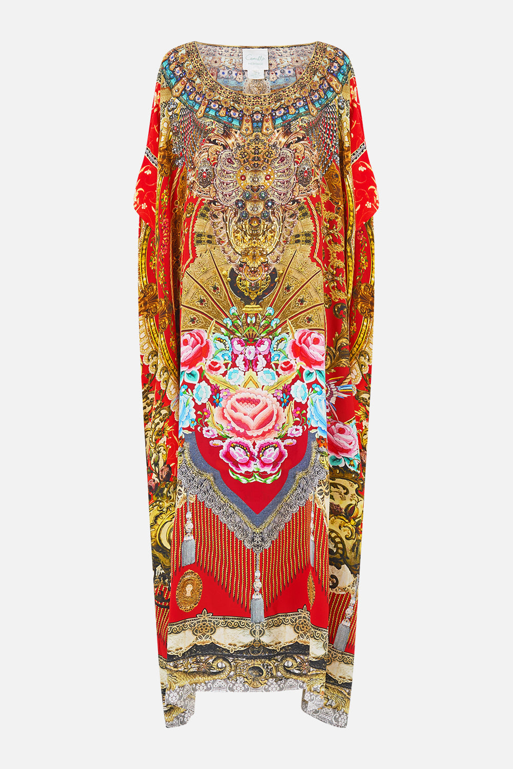 The CAMILLA ROUND NECK KAFTAN CAMEOS DANCE