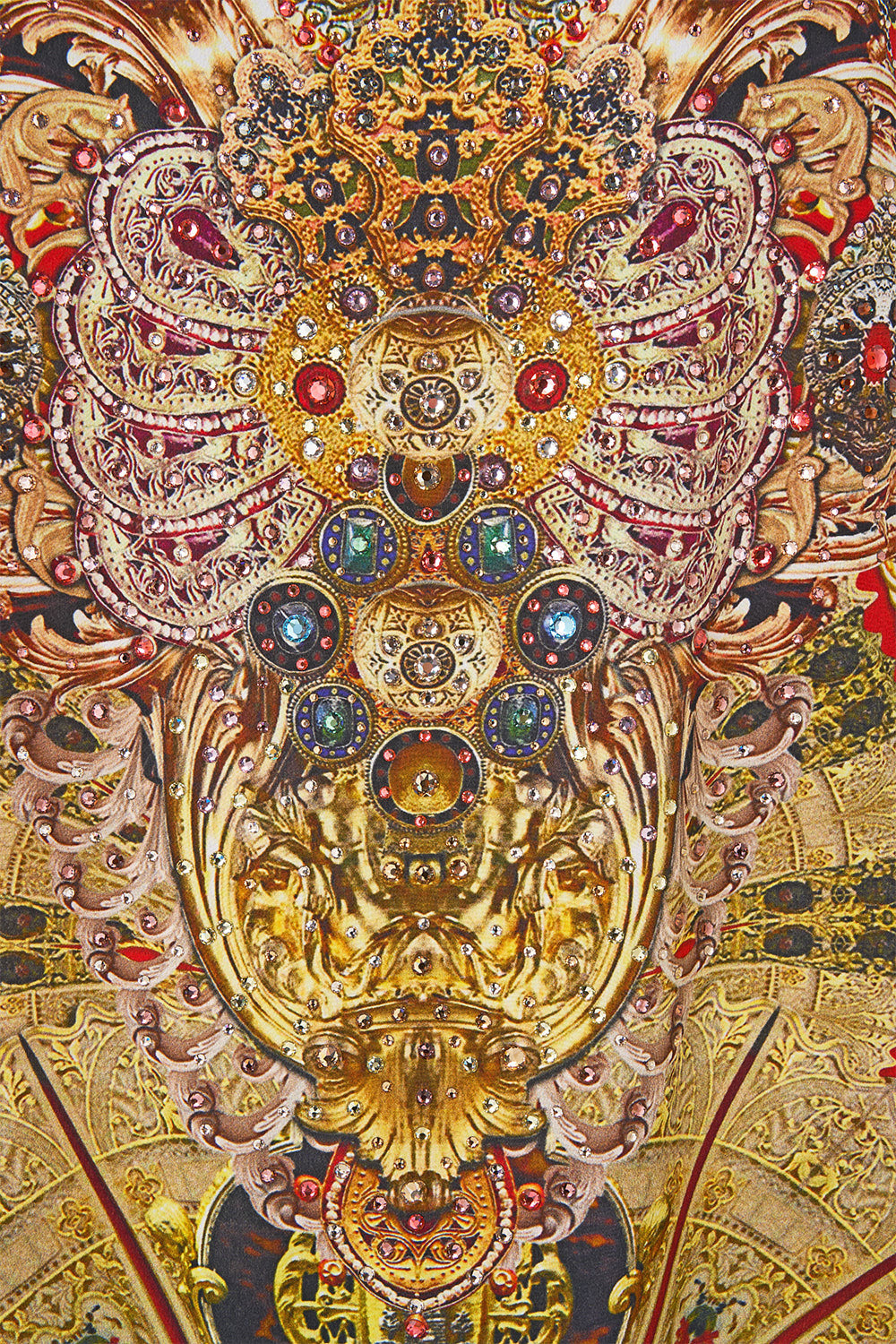 The CAMILLA ROUND NECK KAFTAN CAMEOS DANCE
