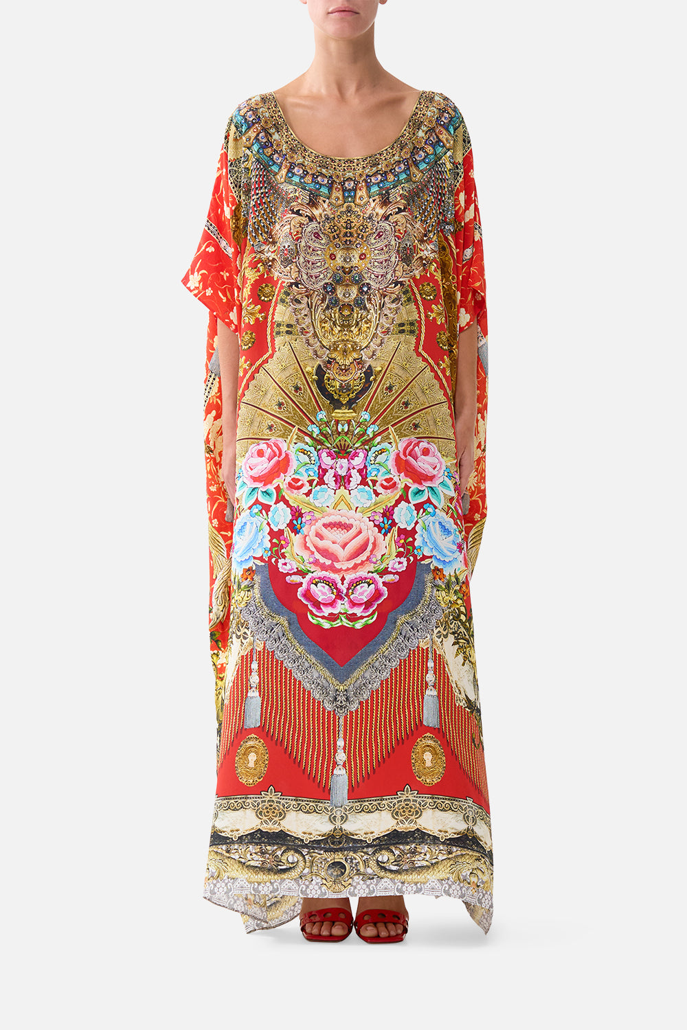 The CAMILLA ROUND NECK KAFTAN CAMEOS DANCECAMEOS DANCE