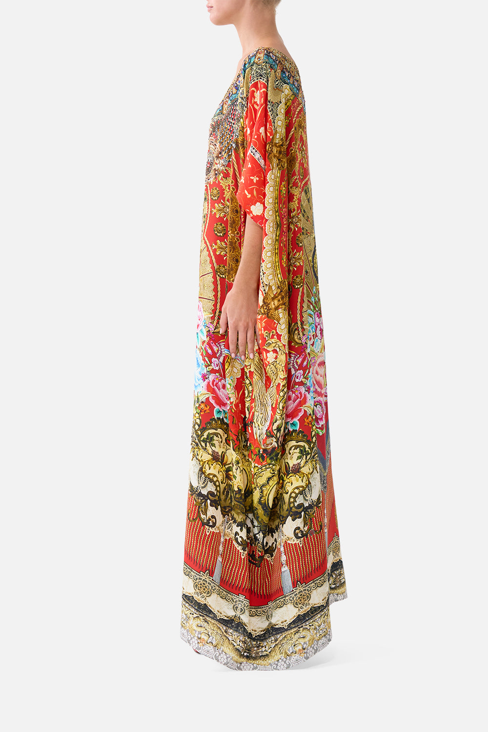 The CAMILLA ROUND NECK KAFTAN CAMEOS DANCE