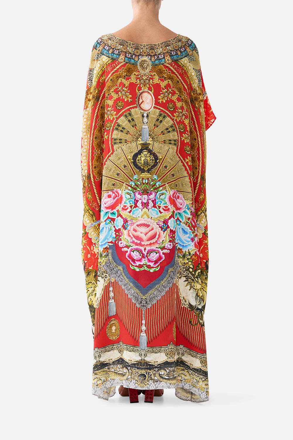 The CAMILLA ROUND NECK KAFTAN CAMEOS DANCE