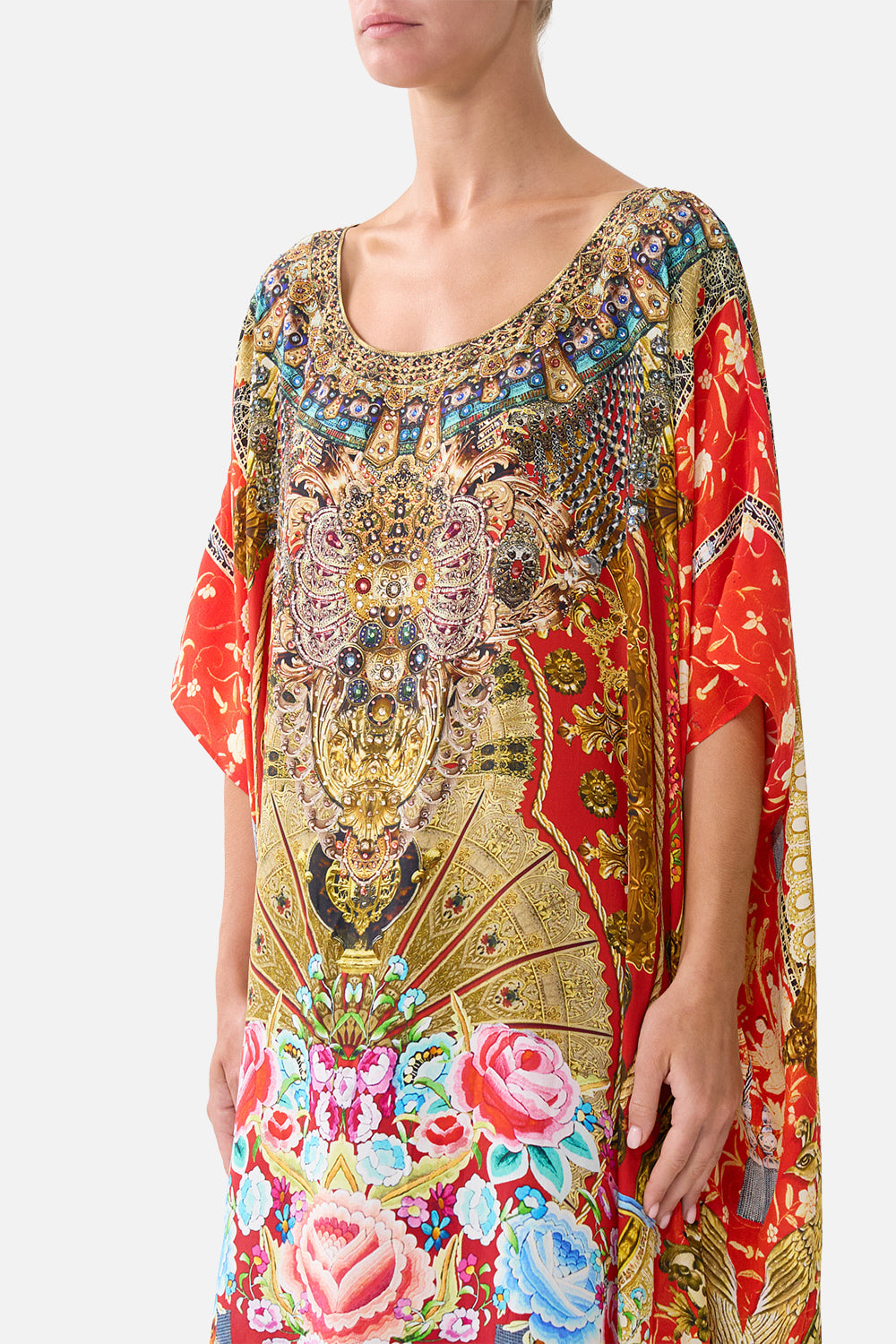 The CAMILLA ROUND NECK KAFTAN CAMEOS DANCE