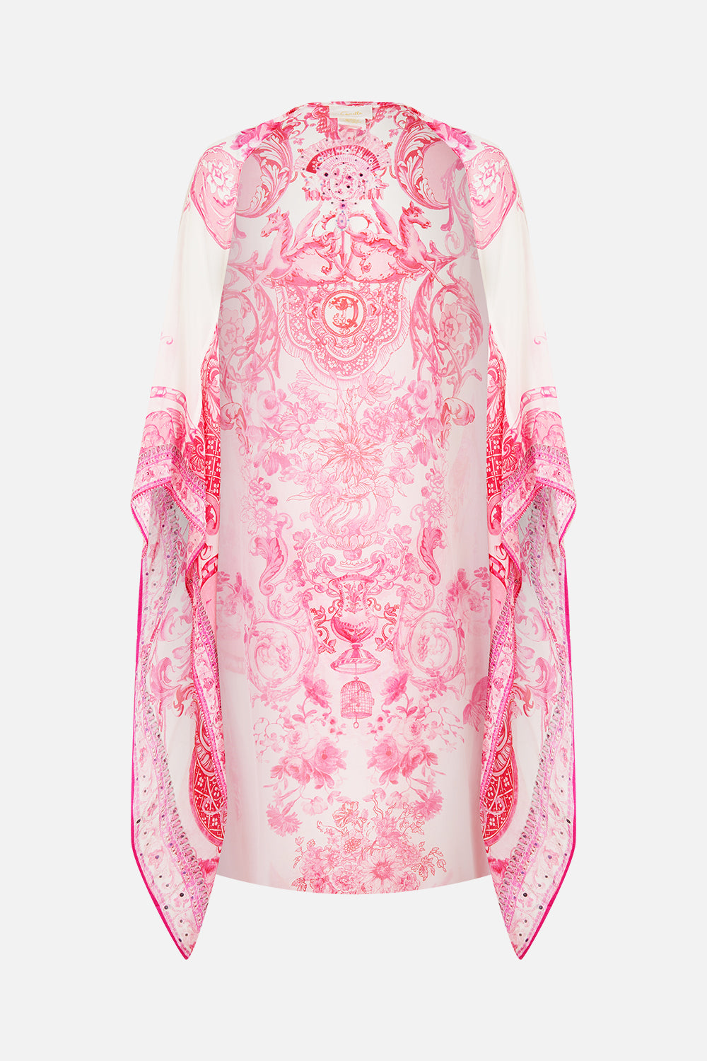 SILK CHIFFON SHRUG LIVIN LA VIDA ROSA