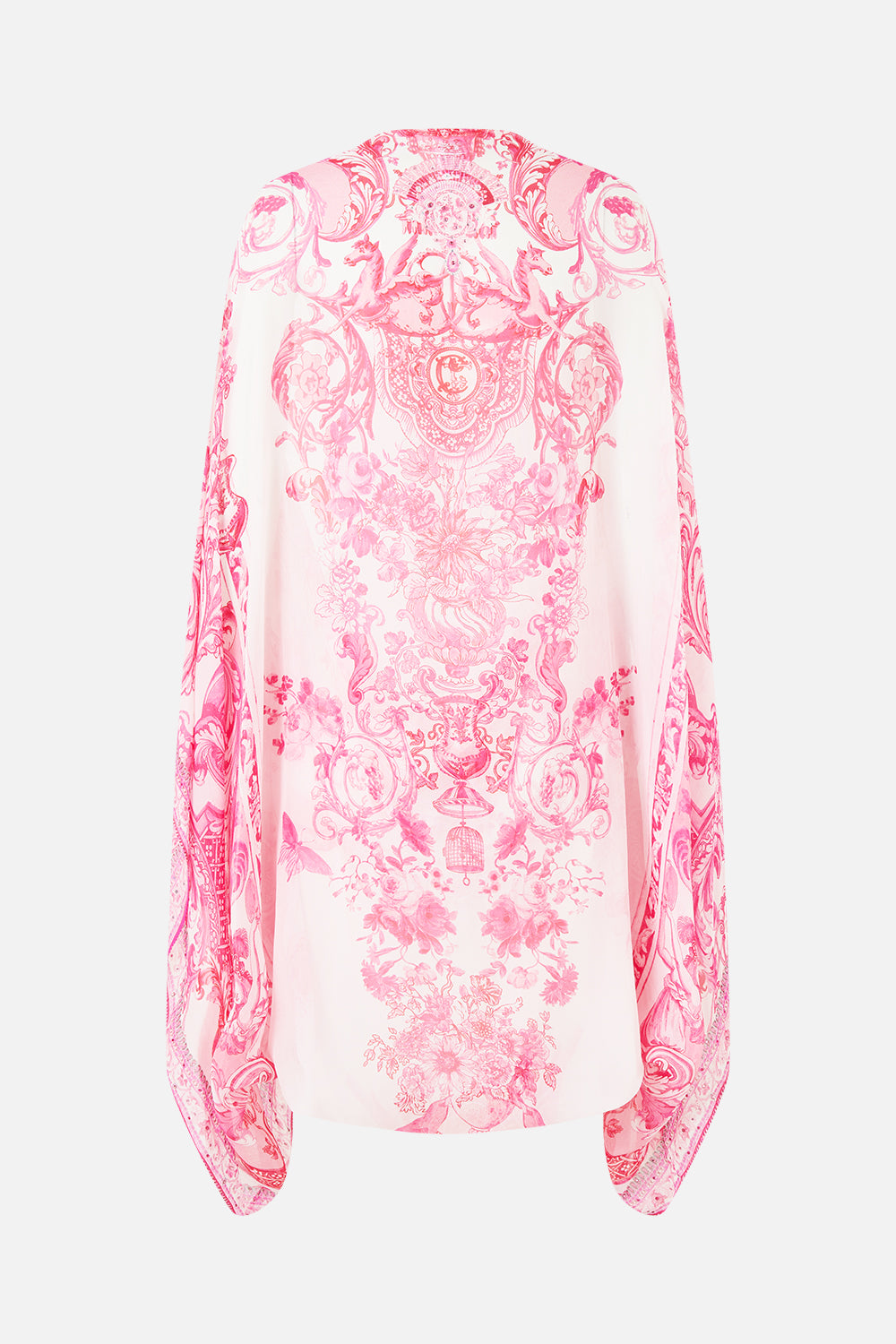 SILK CHIFFON SHRUG LIVIN LA VIDA ROSA