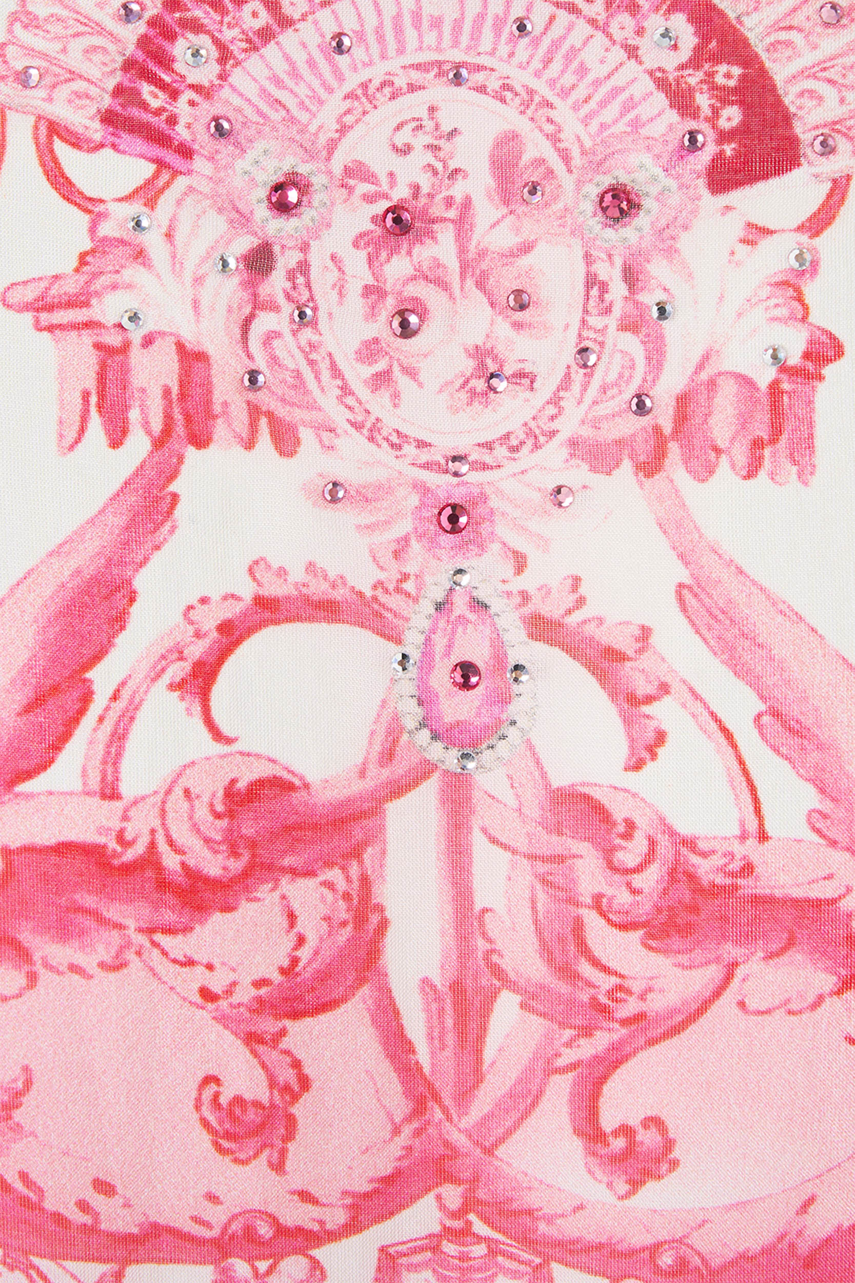 SILK CHIFFON SHRUG LIVIN LA VIDA ROSA