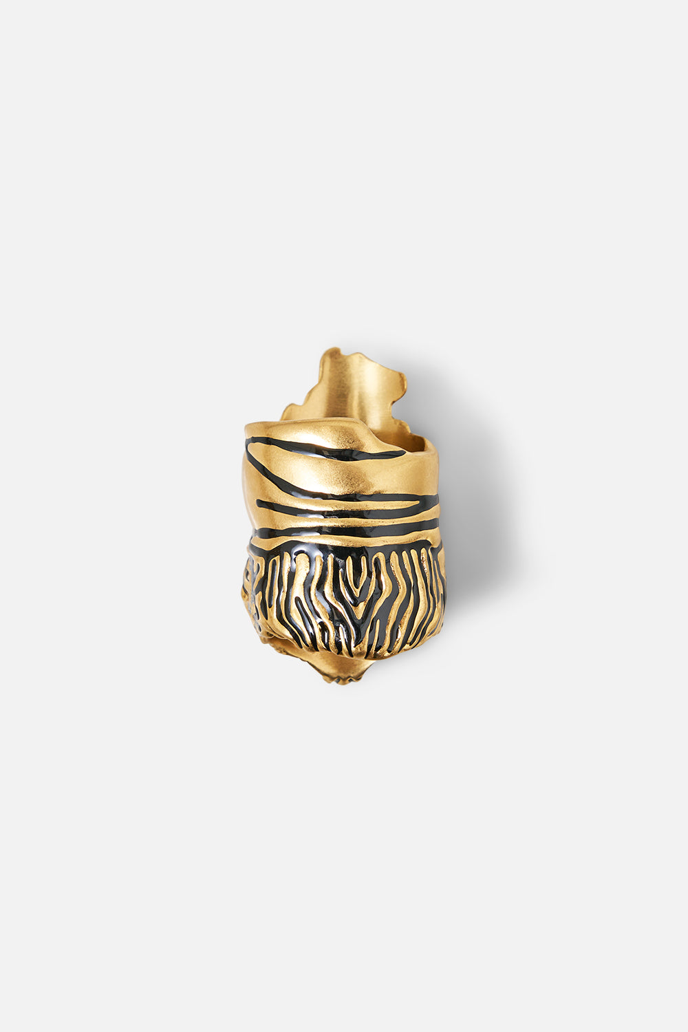 METAL SCARF RING GOLD