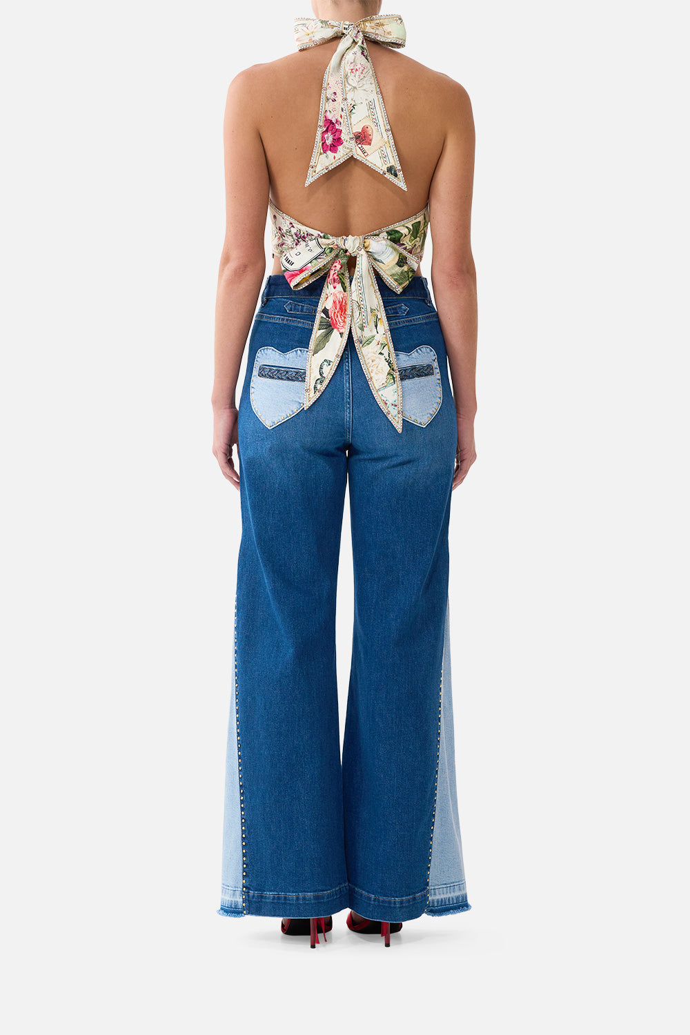 HALTER TIE BACK TOP LA BELLE BOTANIQUE