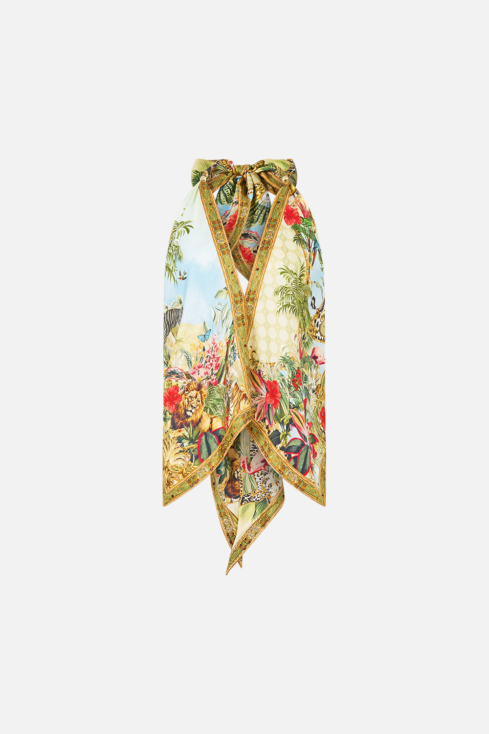 SCARF TIE TOP WANDERLUST EMPIRE