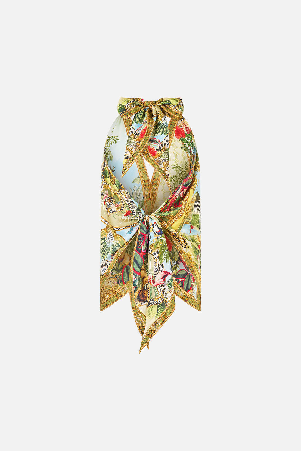 SCARF TIE TOP WANDERLUST EMPIRE