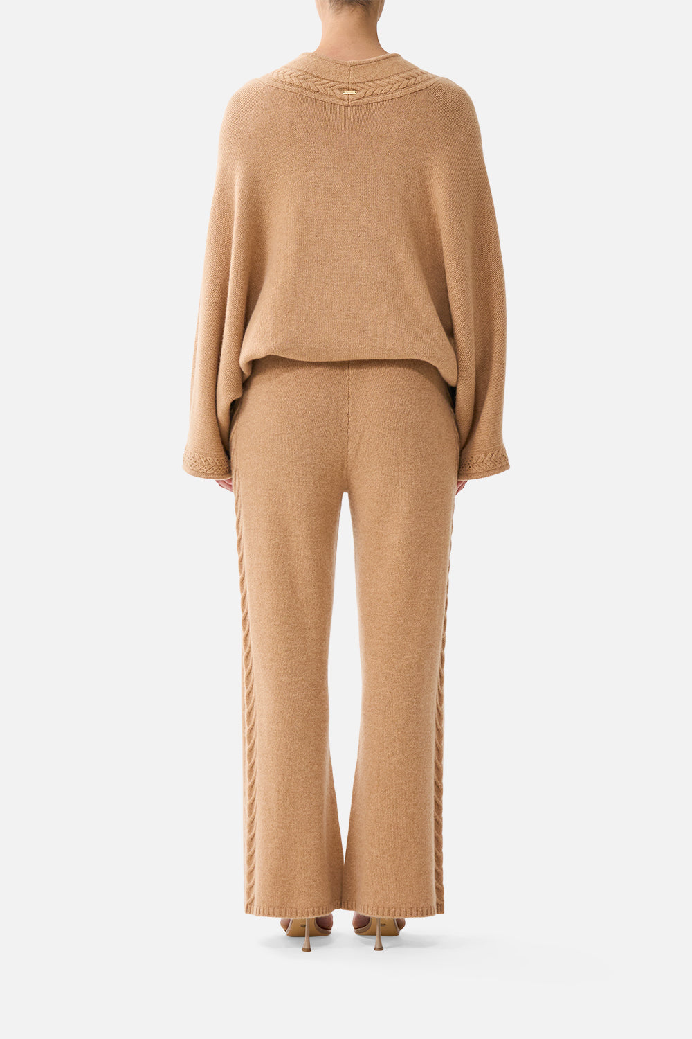 CASHMERE KNIT PANT LEOPARD LIBERTINE