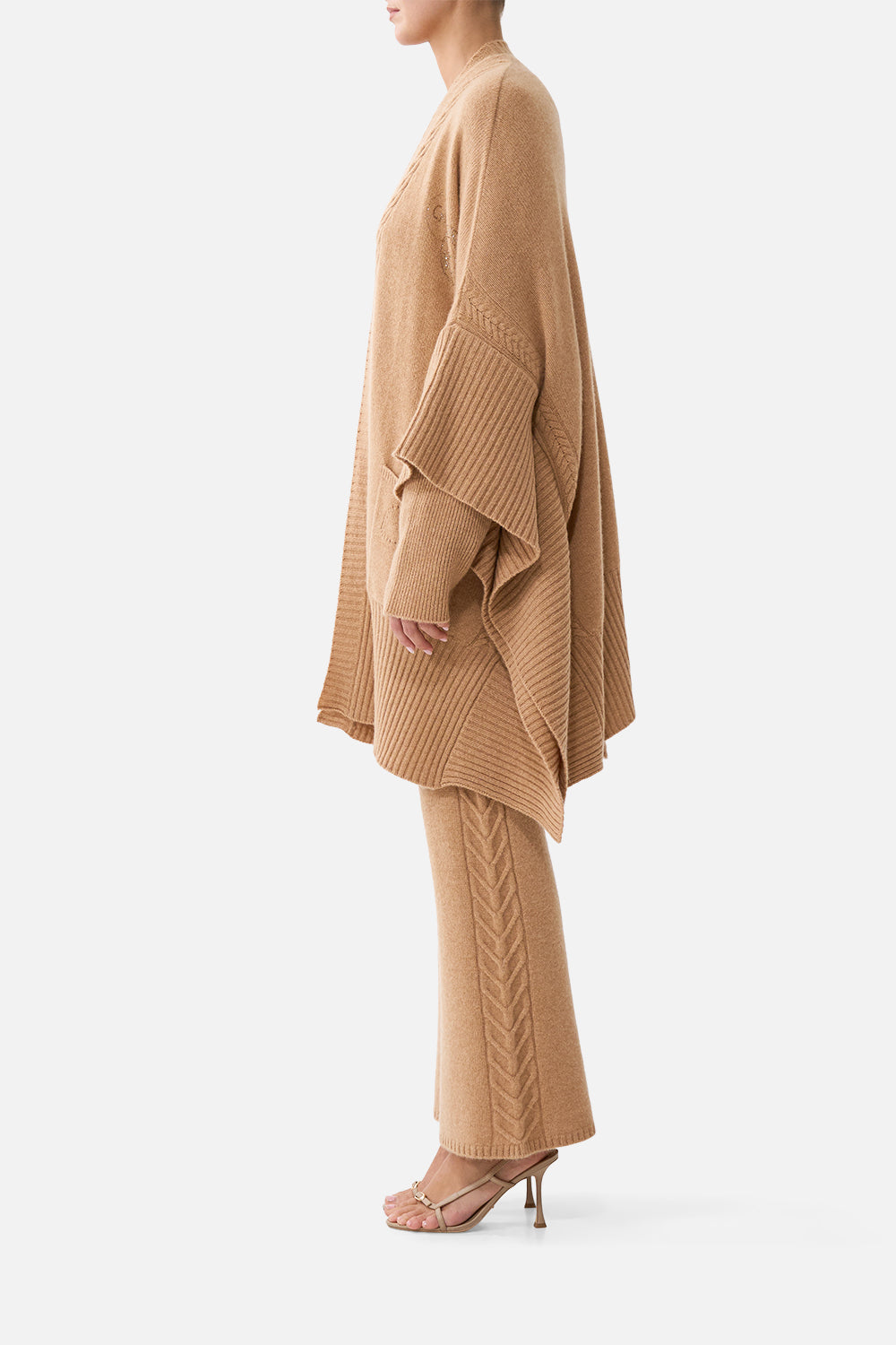 The CAMILLA CASHMERE KNIT OVERSIZED LAYER LEOPARD LIBERTINE