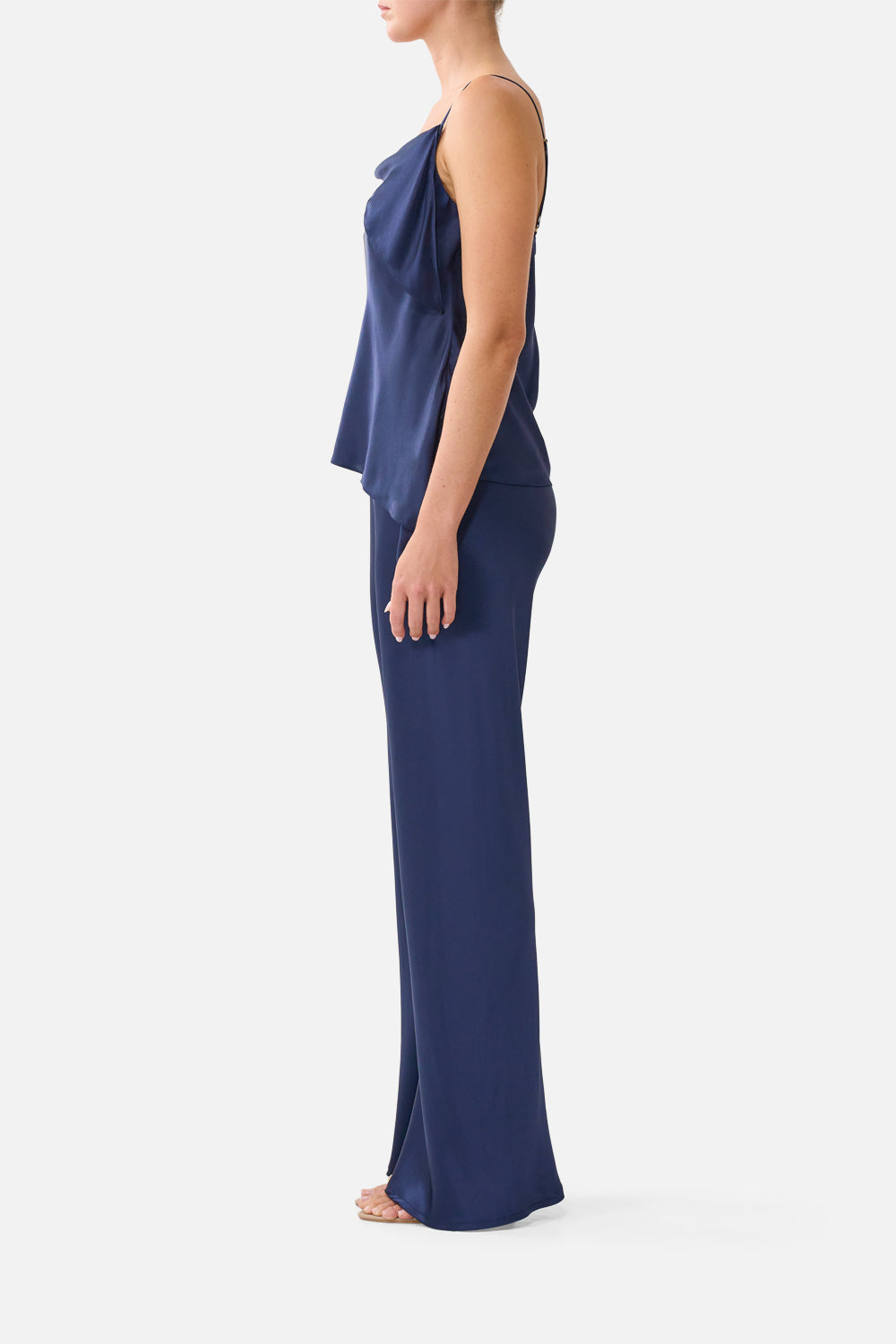 BIAS CUT DRAWSTRING PANT SILK ESSENTIALS