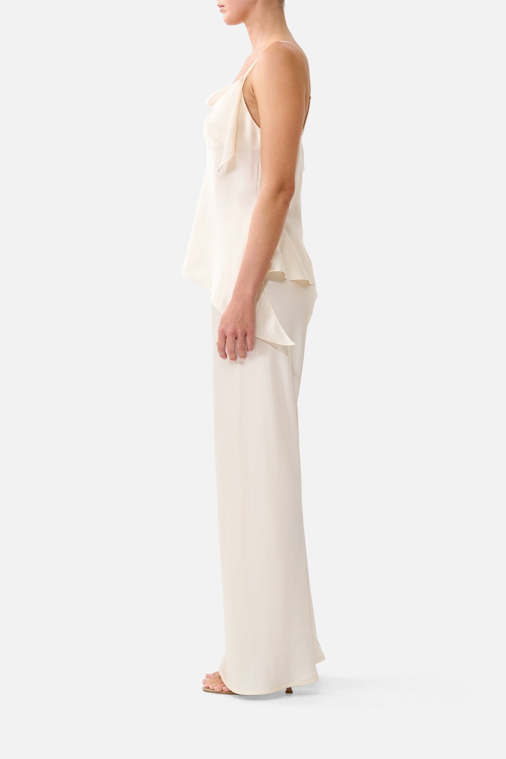 BIAS CUT DRAWSTRING PANT SILK ESSENTIALS
