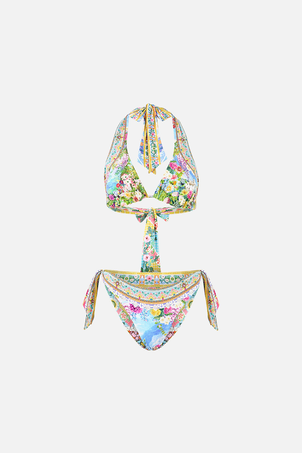 The CAMILLA REVERSIBLE SOFT THICK TIE TRI BIKINI SET NAVÀS NOUVEAU
