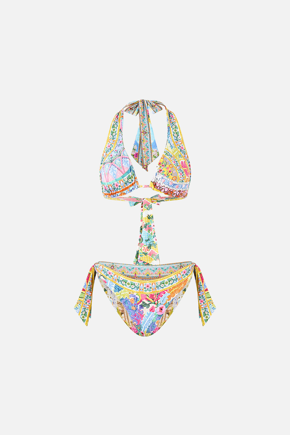 The CAMILLA REVERSIBLE SOFT THICK TIE TRI BIKINI SET NAVÀS NOUVEAU
