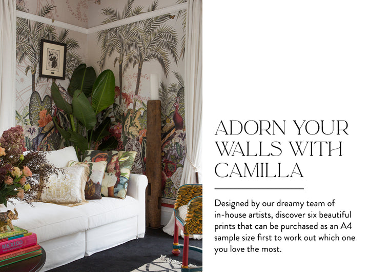 Luxury Wallpaper | Shop CAMILLA Living Room & Bedroom Wallpaper – CAMILLA