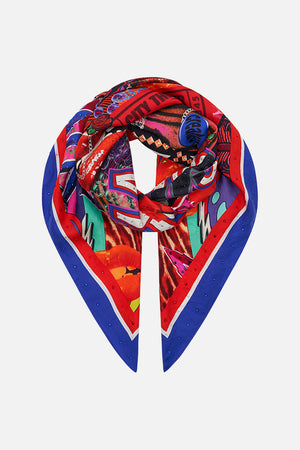 Product view CAMILLA silk scarf in multicoloured Radical Rebirth print