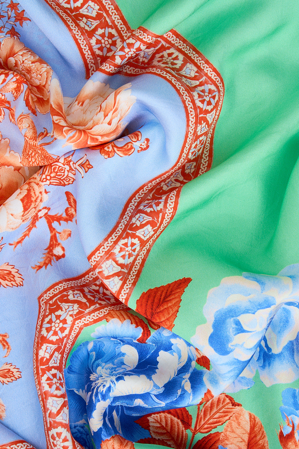 The Topkapi Pop Large Crystalled Silk Square Scarf | CAMILLA AU