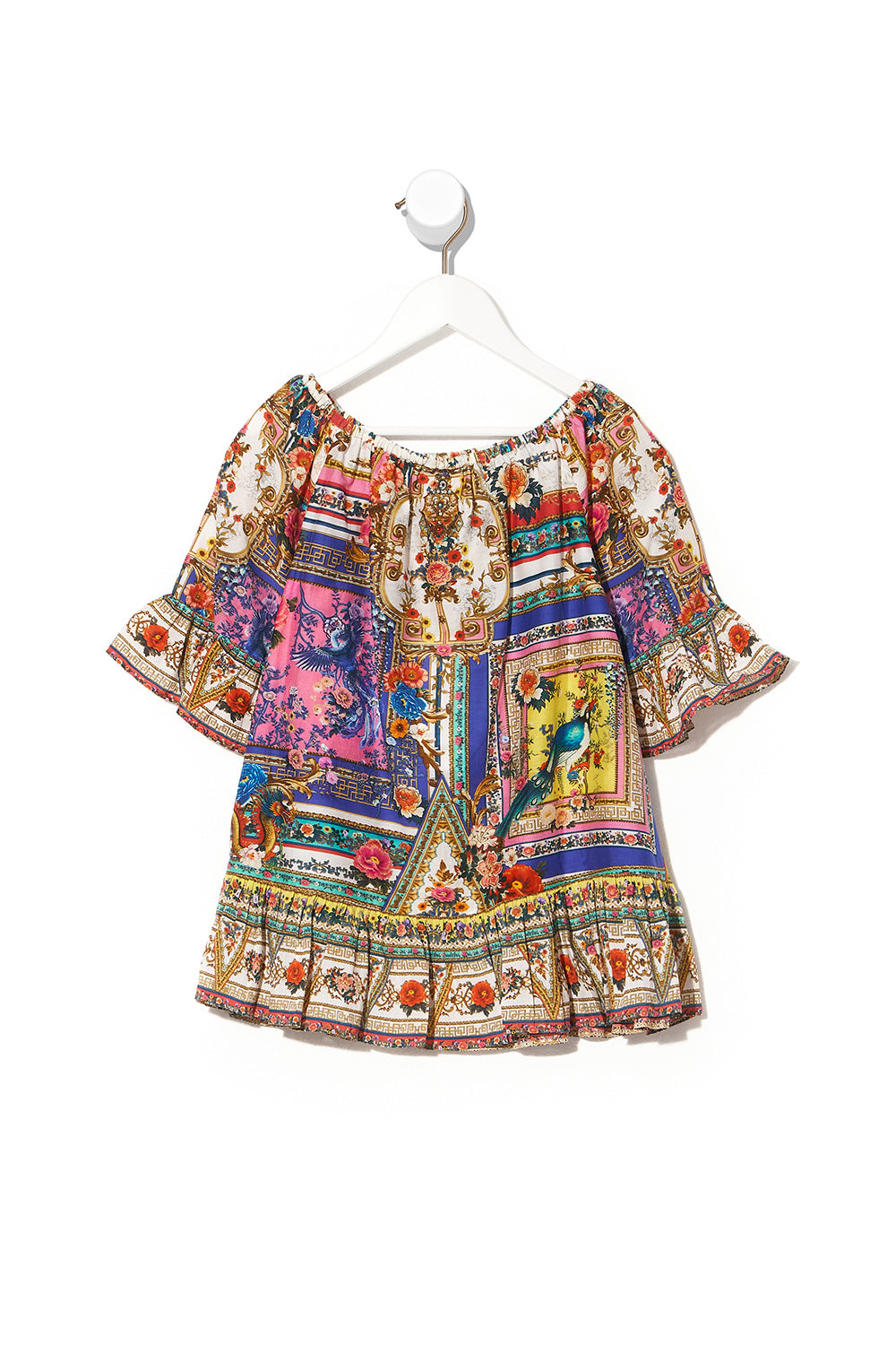 KIDS A-LINE FRILL DRESS 12-14 PARTY IN THE PALACE