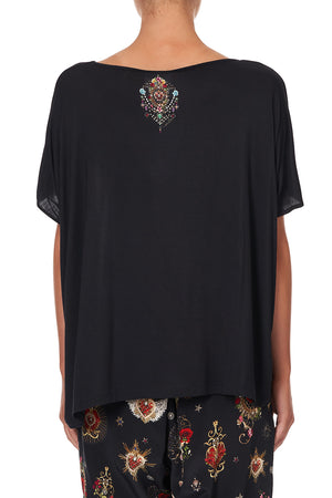 LOOSE FIT ROUND NECK TEE MONTAGUES CAPULET