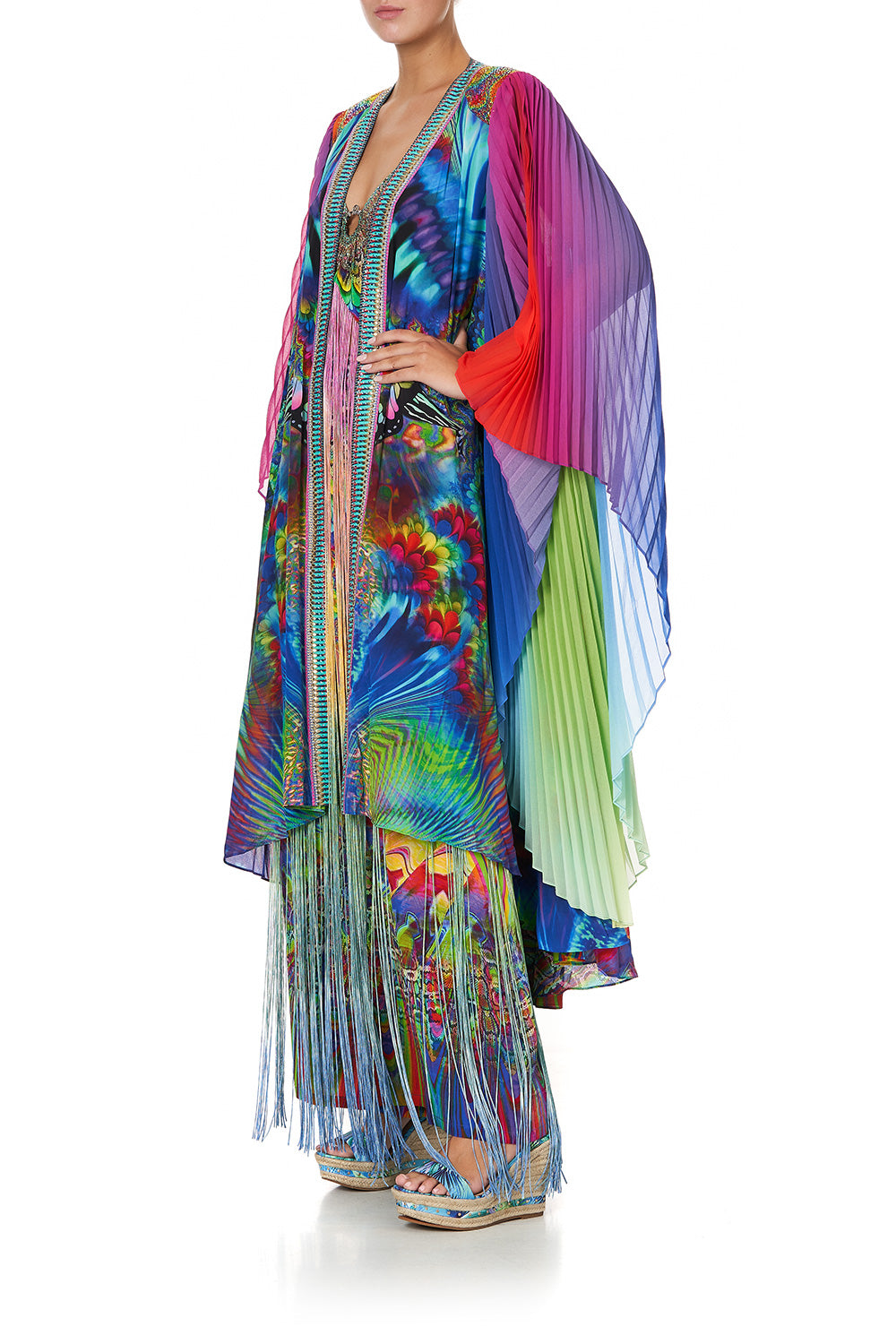 DRAMATIC PLEATED LAYER HYPED UP HIPPIE