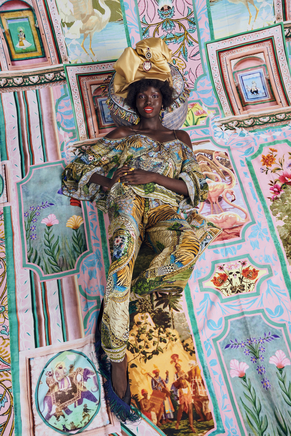 A WOMANS WISDOM LOUNGE TROUSER W TIE WAIST