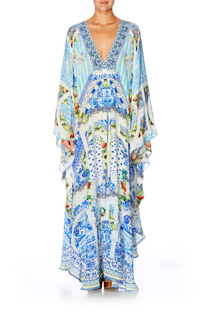 CAMILLA A NIGHT TO REMEMBER LONG KAFTAN WITH WAIST TAB