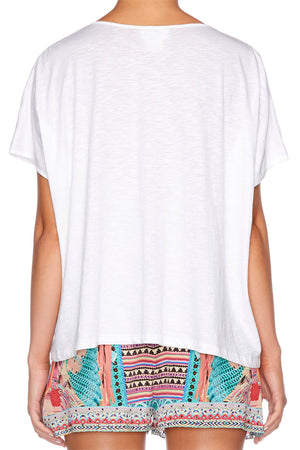 TOUCAN PLAY LOOSE FIT ROUND NECK T-SHIRT