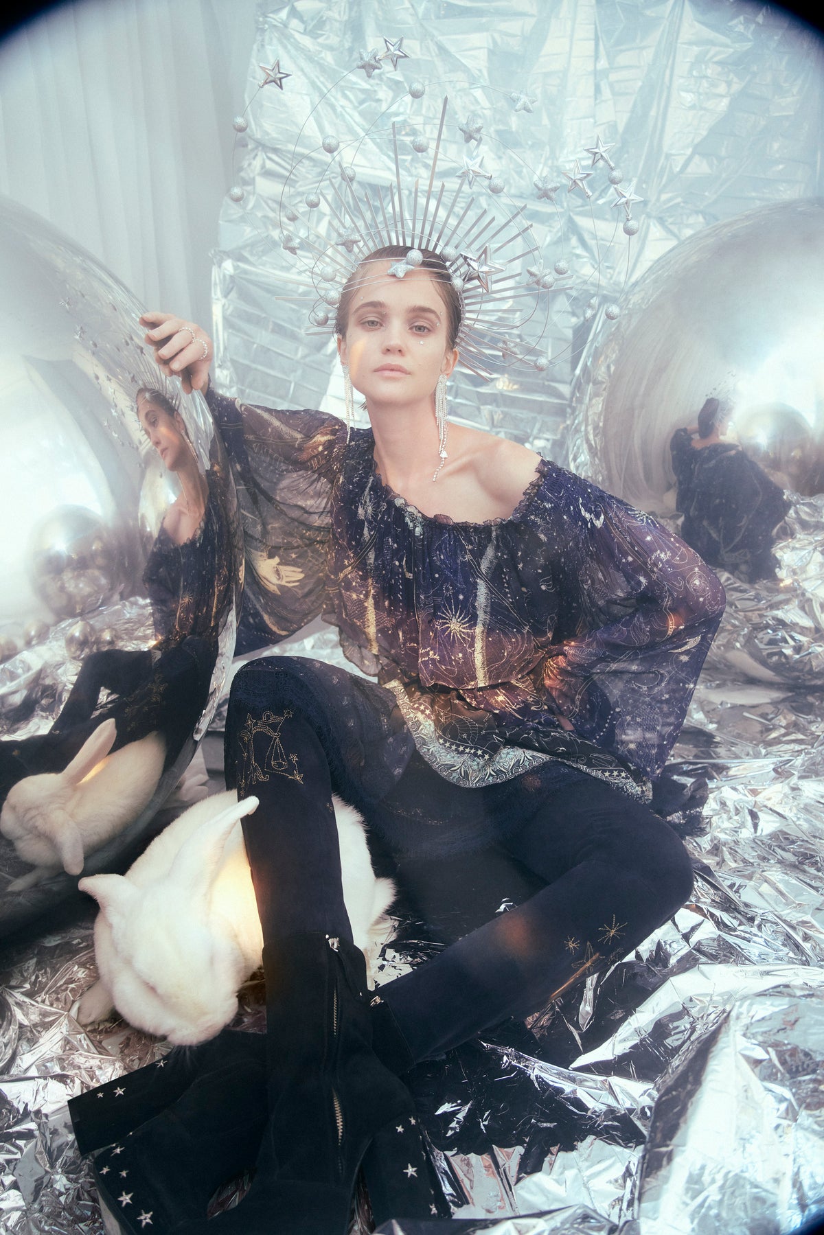 TIERED RUFFLE DRESS ITS A SIGN